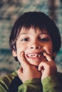 Young boy smiling Royalty Free Stock Photo