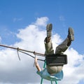 Young boy on a swing Royalty Free Stock Photo