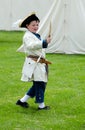 Young boy with toy knife