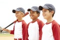 Young Boys In Baseball Team Royalty Free Stock Photo