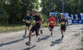 Young boys runners compete at the event of Kids Run