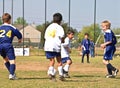 Young Boys Soccer Spotting the Ball