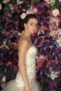 Young bride with flowers in her hair Royalty Free Stock Photo