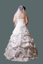 Young Bride in wedding dress Royalty Free Stock Photo