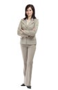 Young brunette business woman Royalty Free Stock Photo