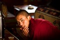 A young Buddhist monk of Lhasa Tibet