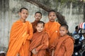 Young Buddhist monks Phnom Penh Cambodia Royalty Free Stock Photo