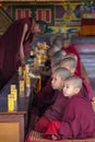 Young Buddhist Monks Royalty Free Stock Photo