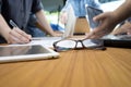 young business man eye glasses Royalty Free Stock Photo