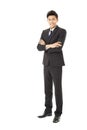 Young business man standing Royalty Free Stock Photo