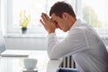 Young business man under stress Royalty Free Stock Photo