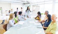 Young Business woman presenting in Office