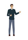 Young Businessman Character Royalty Free Stock Photo