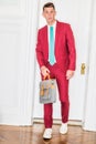 Young Businessman Fashion in New York City Royalty Free Stock Photo