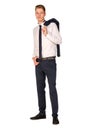 Young businessman full length portrait Royalty Free Stock Photo