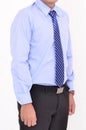 Young businessman standing