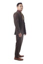Young Asian Businessman Standing Side View Royalty Free Stock Photo