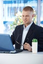 Young businessman at work Royalty Free Stock Photo