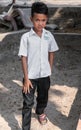 Young Cambodian boy in Sihanoukville Cambodia