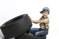 Young car mechanic Royalty Free Stock Photo