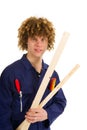 Young carpenter Royalty Free Stock Photo