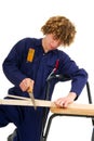 Young carpenter Royalty Free Stock Photo