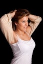 Young casual woman portrait Royalty Free Stock Photo