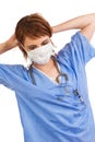 Young Caucasian female medical assistant Royalty Free Stock Photo
