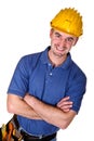 Young caucasian man tool 03 Royalty Free Stock Photo