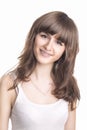 Young Caucasian Woman With Orthodontic Teeth Brackets Royalty Free Stock Photo