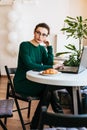 Businesswoman Working On A Laptop