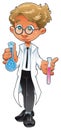 Young chemist Royalty Free Stock Photo