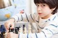 Young chess player Royalty Free Stock Photo