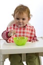 Young child eating