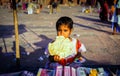 Young Child at Eid Festival in Fatehpur Sikri, India.