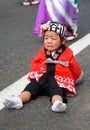 Young Child Japanese Festival Dancer crying