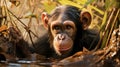 Young Chimp In Madagascar: Nature-inspired Imagery By Richard Friese And Robert Munsch