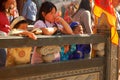 Young Chinese Americans in traditional dress