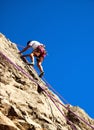 Young climber Royalty Free Stock Photo