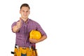 Young construction worker Royalty Free Stock Photo