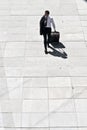 Young Corporate Man With Luggage Royalty Free Stock Photo