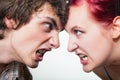 Young couple arguing Royalty Free Stock Photo