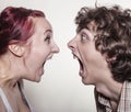 Young couple arguing Royalty Free Stock Photo