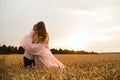 Young couple awaiting baby Royalty Free Stock Photo