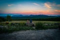 Sunset in the Adirondack Mountains
