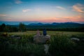 Sunset in the Adirondack Mountains