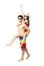 young couple enjoy summer vacation Royalty Free Stock Photo