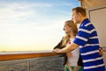 Couple Enjoying a Cruise Vacation Royalty Free Stock Photo