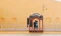 Young couple explores Hawa Mahal, Jaipur Royalty Free Stock Photo