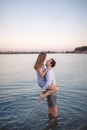 Young couple have fun together Royalty Free Stock Photo